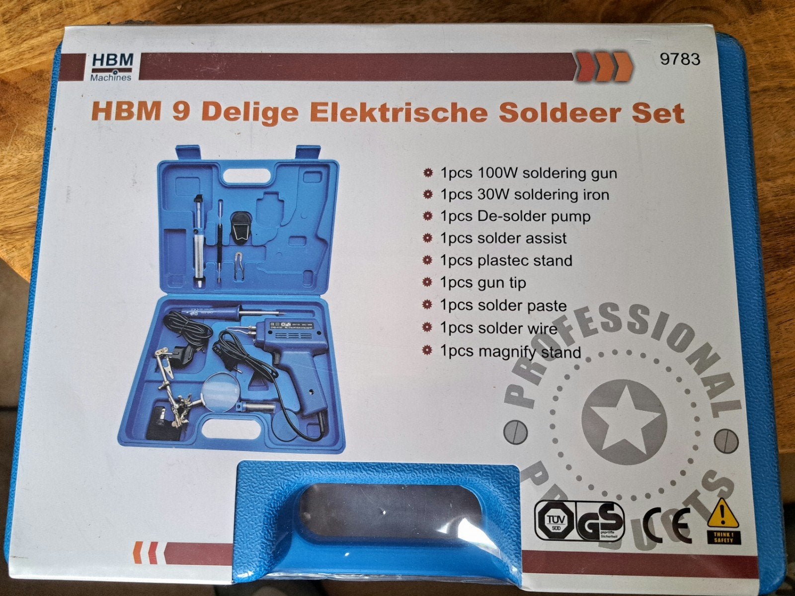 9 Delige Elektrische Soldeer Set HBM - Nieuw!, Ophalen of Verzenden, Nieuw, Overige typen, Overige merken