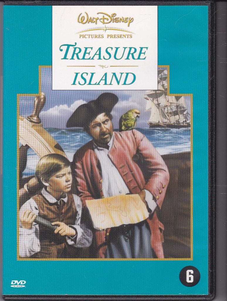 Treasure island ֎ 1950, Bobby Driscoll, Basil Sydney, Ophalen of Verzenden, Zo goed als nieuw, Actie en Avontuur, 1940 tot 1960