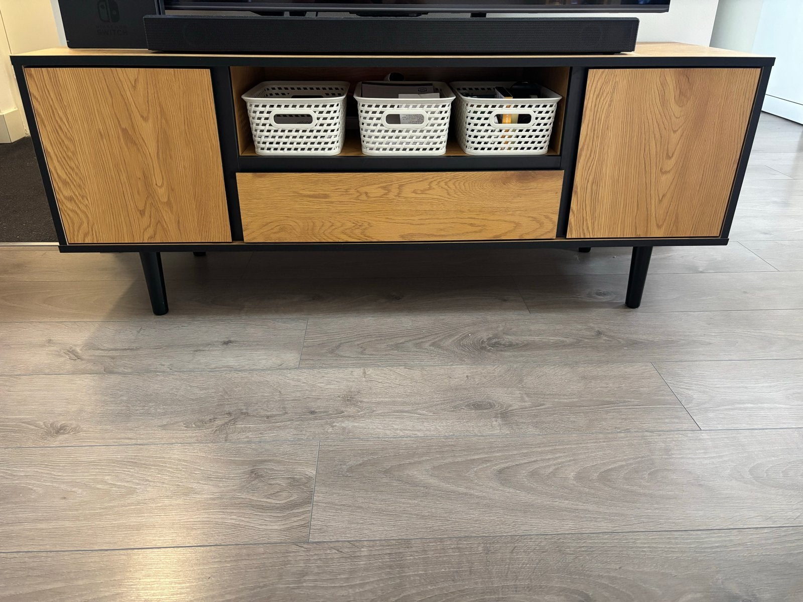 Modern TV-meubel 130x40x50 cm - Perfect voor woonkamer, Ophalen, 100 tot 150 cm, Zo goed als nieuw, Minder dan 100 cm