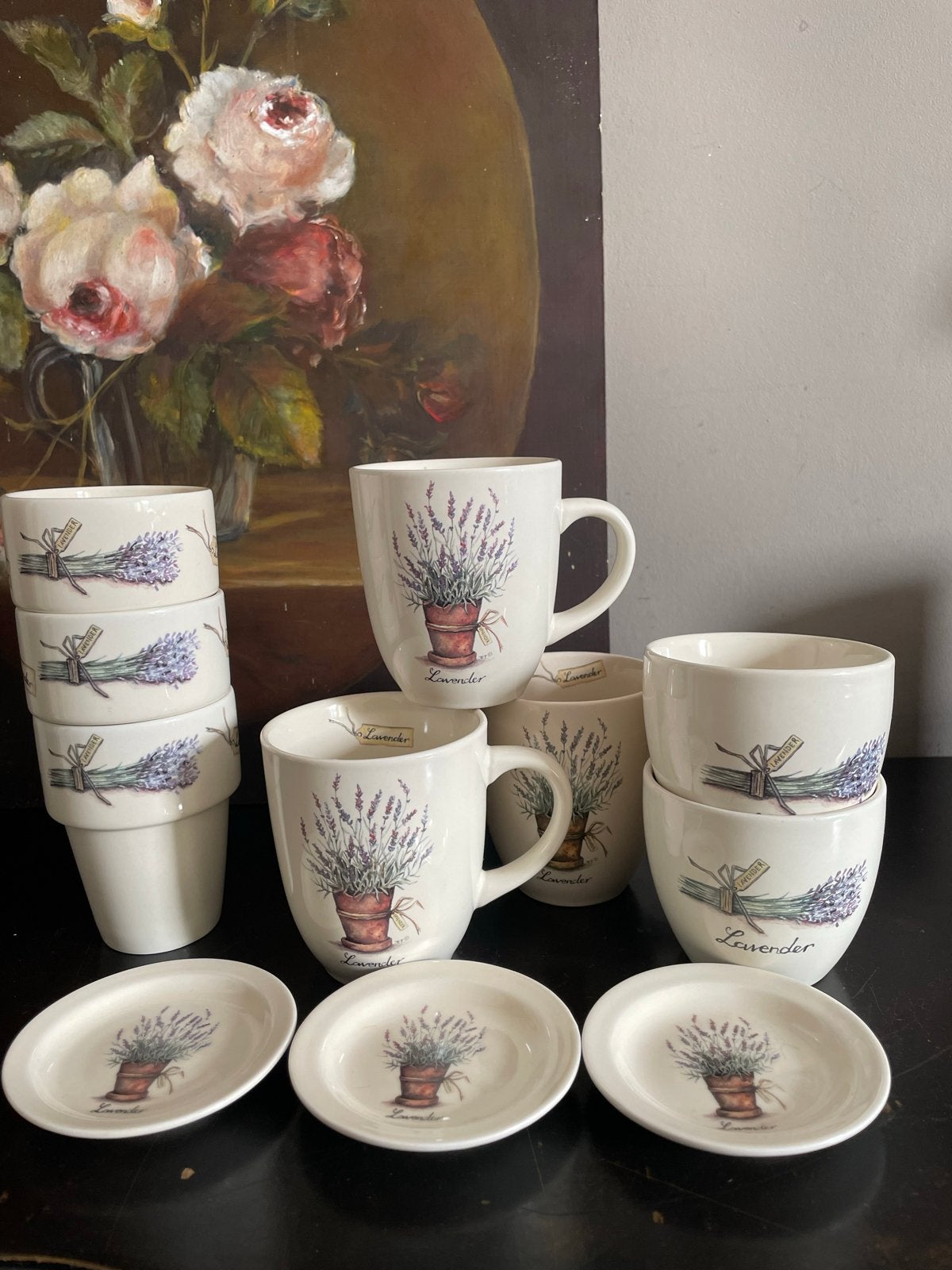 Jet by Ter Steege Lavendel Servies, Keramiek, Landelijk/Boerenbont, Ophalen of Verzenden, Zo goed als nieuw