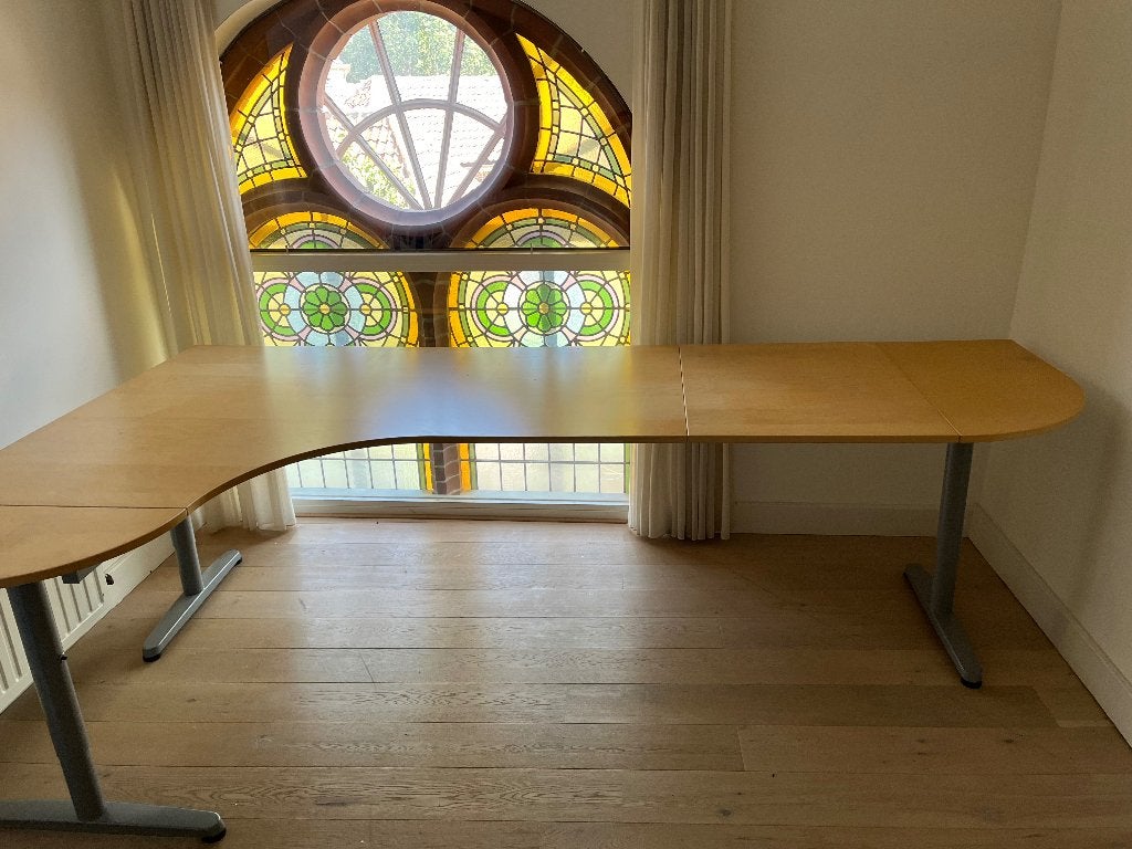 Bureau, Huis en Inrichting, Bureaus, Ophalen, Demontabel, Gebruikt, Hout