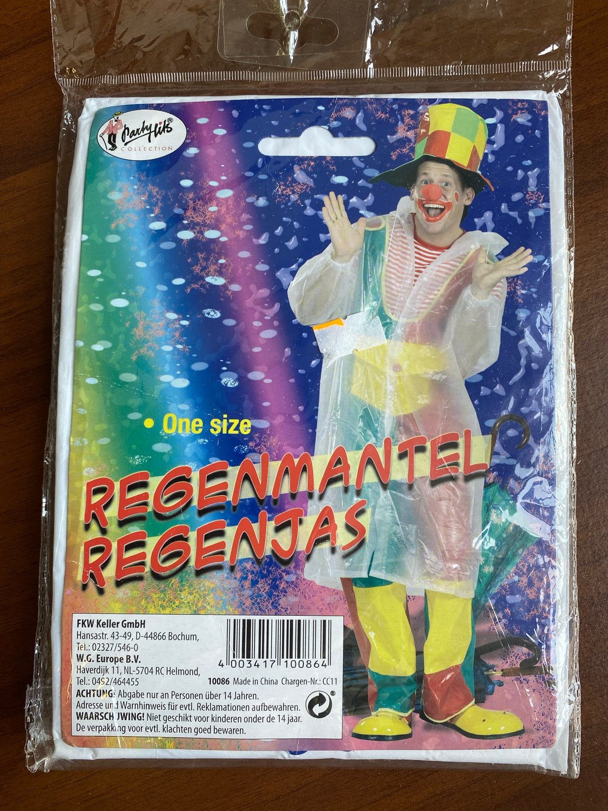 Regenponcho - One Size - Nieuw, Ophalen of Verzenden, Nieuw, Regenpak, Dames
