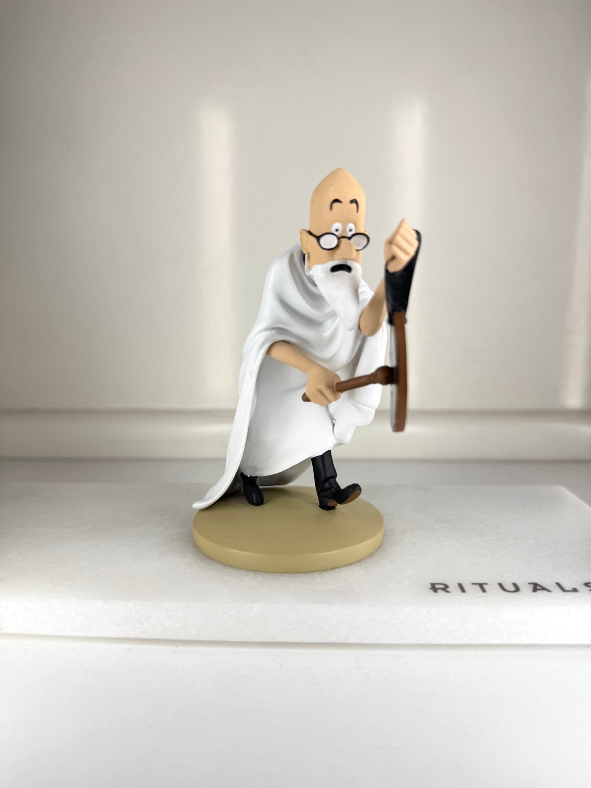 Kuifje beeldje Professor Philippulus - Hergé, Ophalen of Verzenden, Zo goed als nieuw