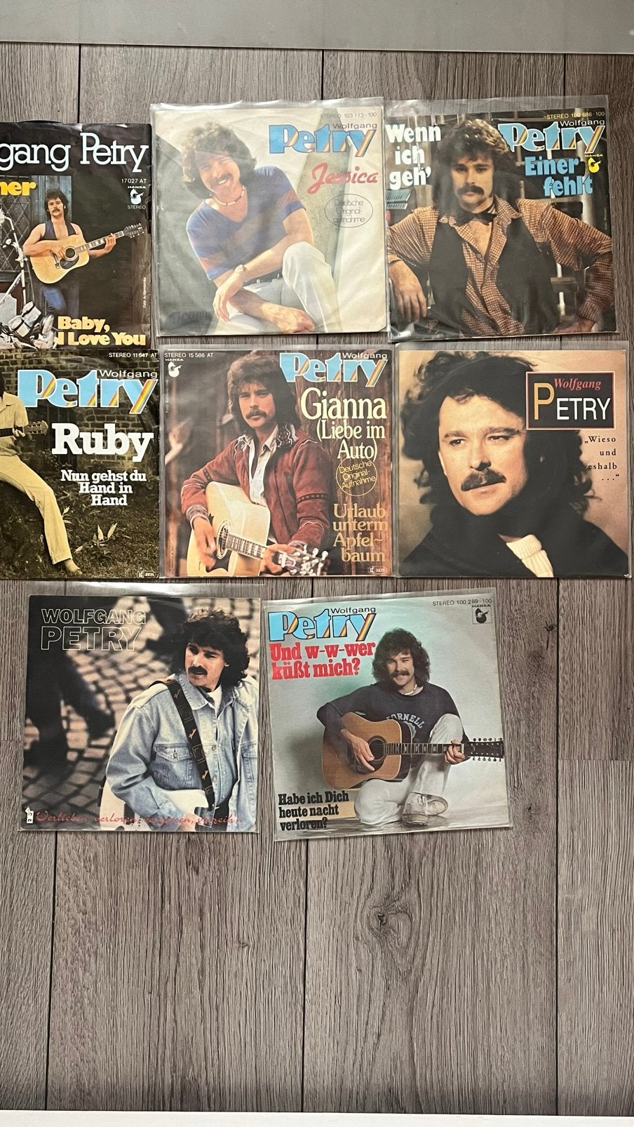 Wolfgang Petry-singles verzameling, Cd's en Dvd's, Verzenden, Zo goed als nieuw