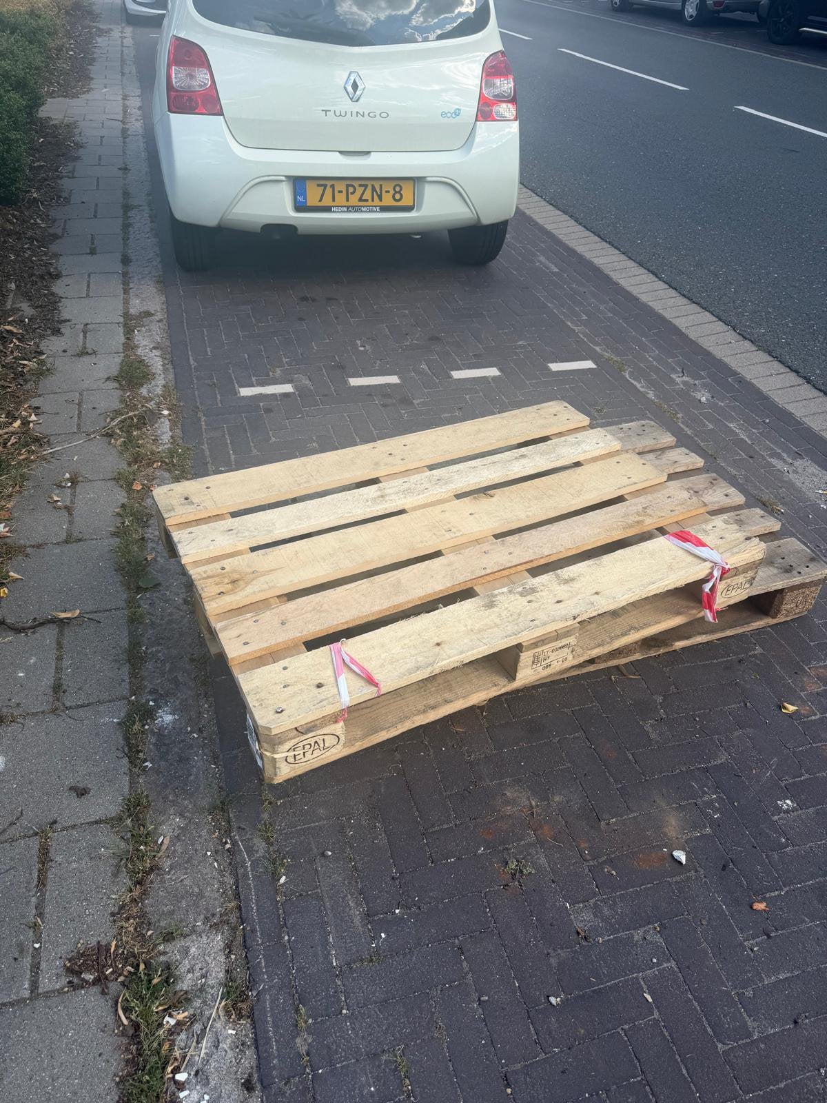 Gratis ophalen, 2 pallets, centrum Eindhoven, Ophalen, 1 tot 2 meter, Minder dan 3 meter, Zo goed als nieuw