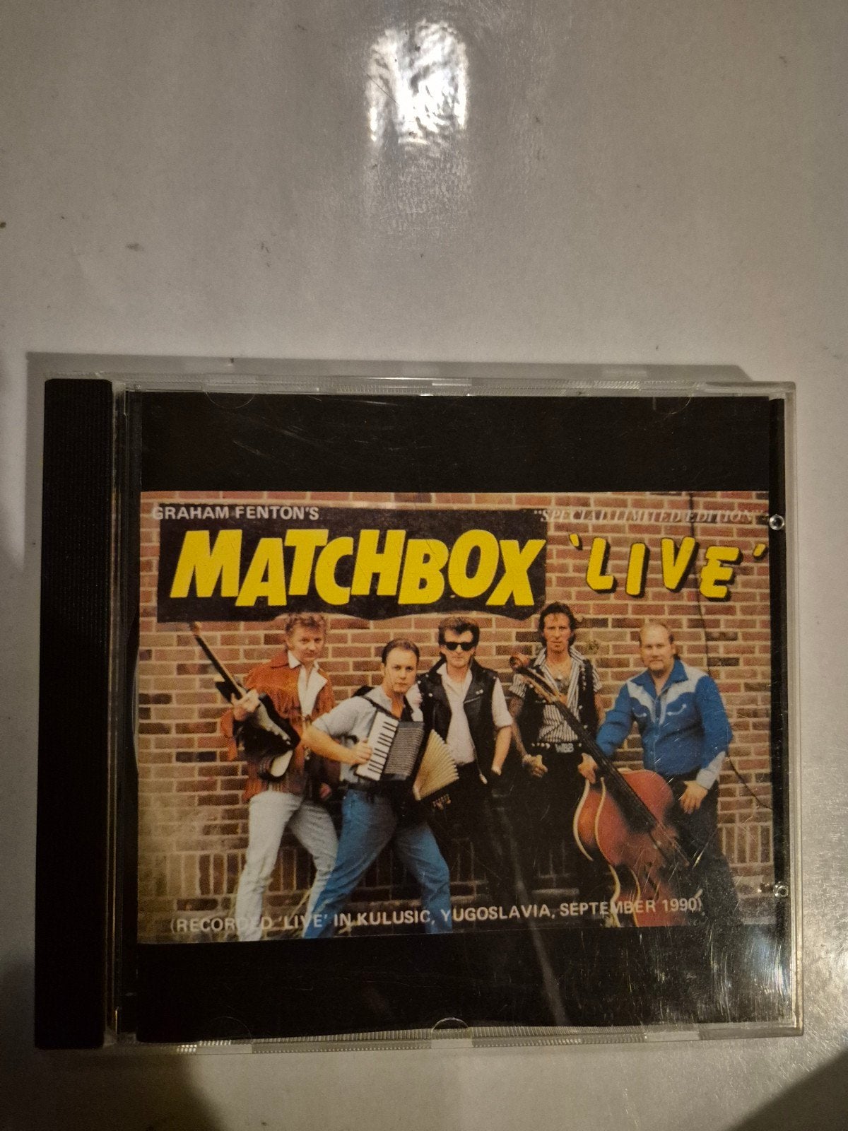 Graham Fenton's Matchbox - Live. Gesigneerde Cd. 1990, Ophalen of Verzenden, Gebruikt