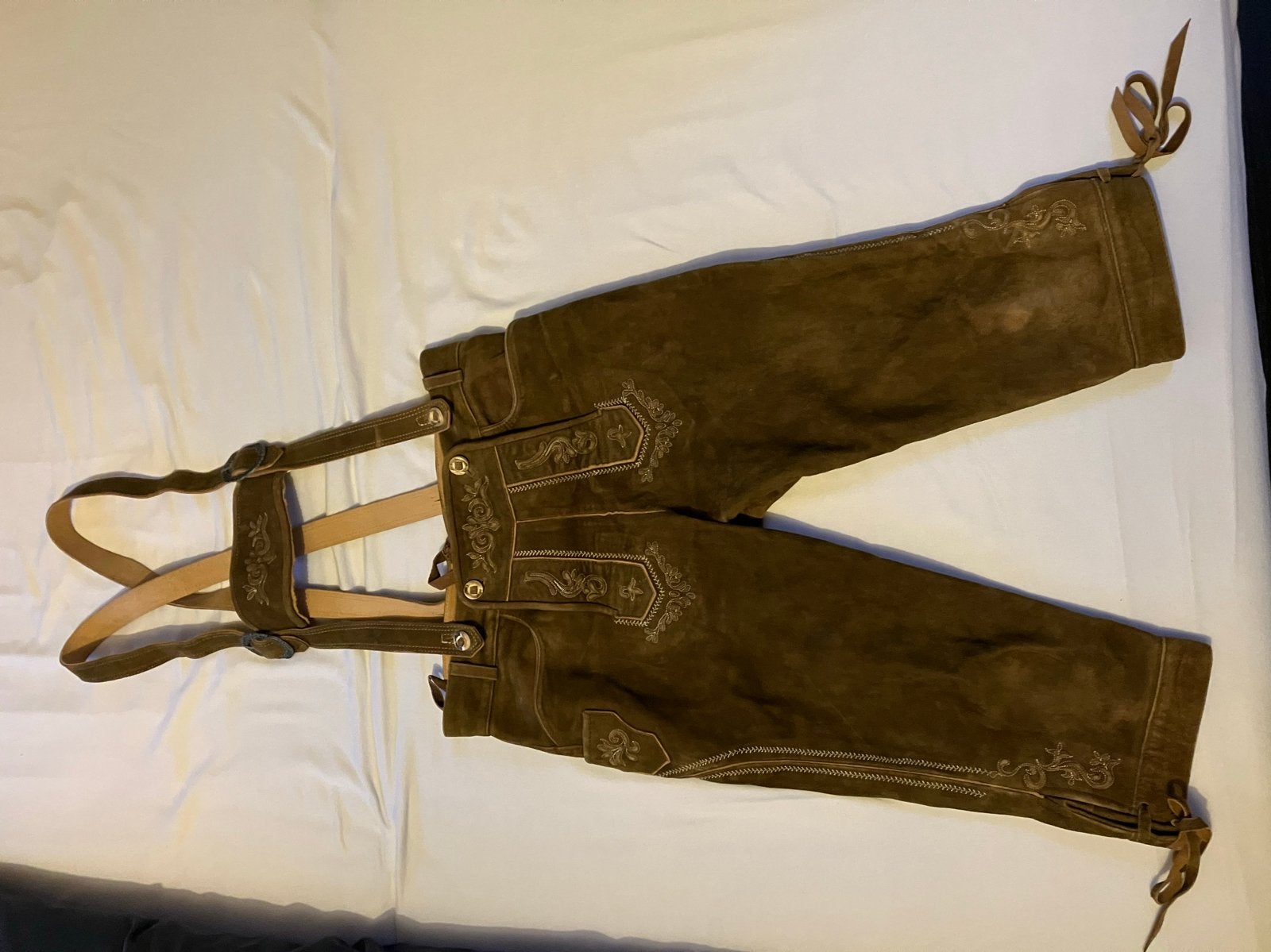 Lederhose stockerpoint-Maat 48 - Zo goed als nieuw, Ophalen of Verzenden, Zo goed als nieuw, Maat 48/50 (M), Bruin