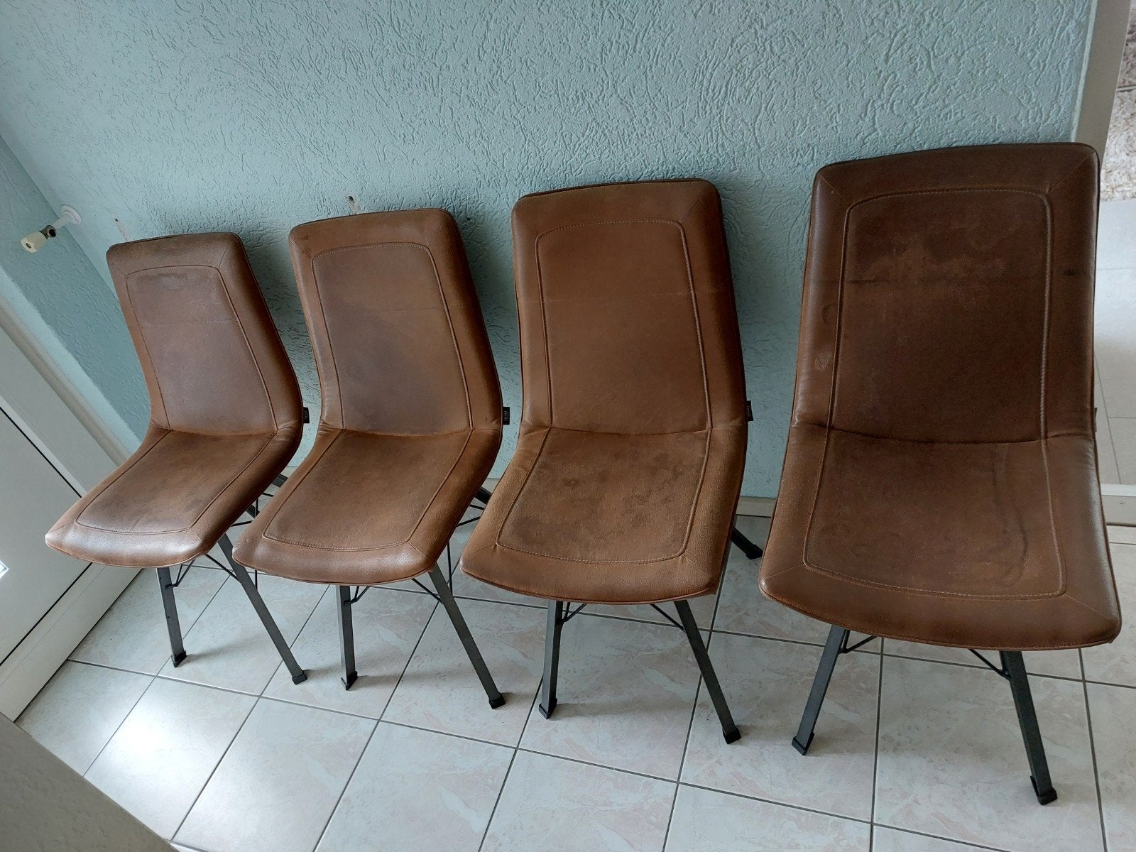 Stoelen, Ophalen, Gebruikt, Bruin