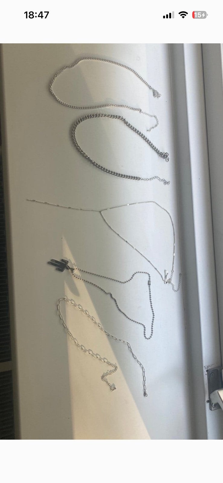 Kettingen incl billie eilish ketting, Ophalen of Verzenden, Zo goed als nieuw, Overige materialen