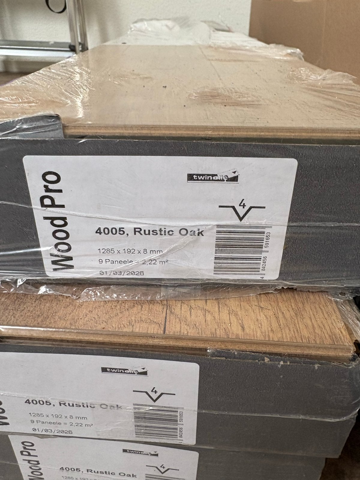 Laminaat Vloerdelen Wood Pro 4005 Rustic Oak, Ophalen, 50 tot 150 cm, Nieuw, 10 m² of meer