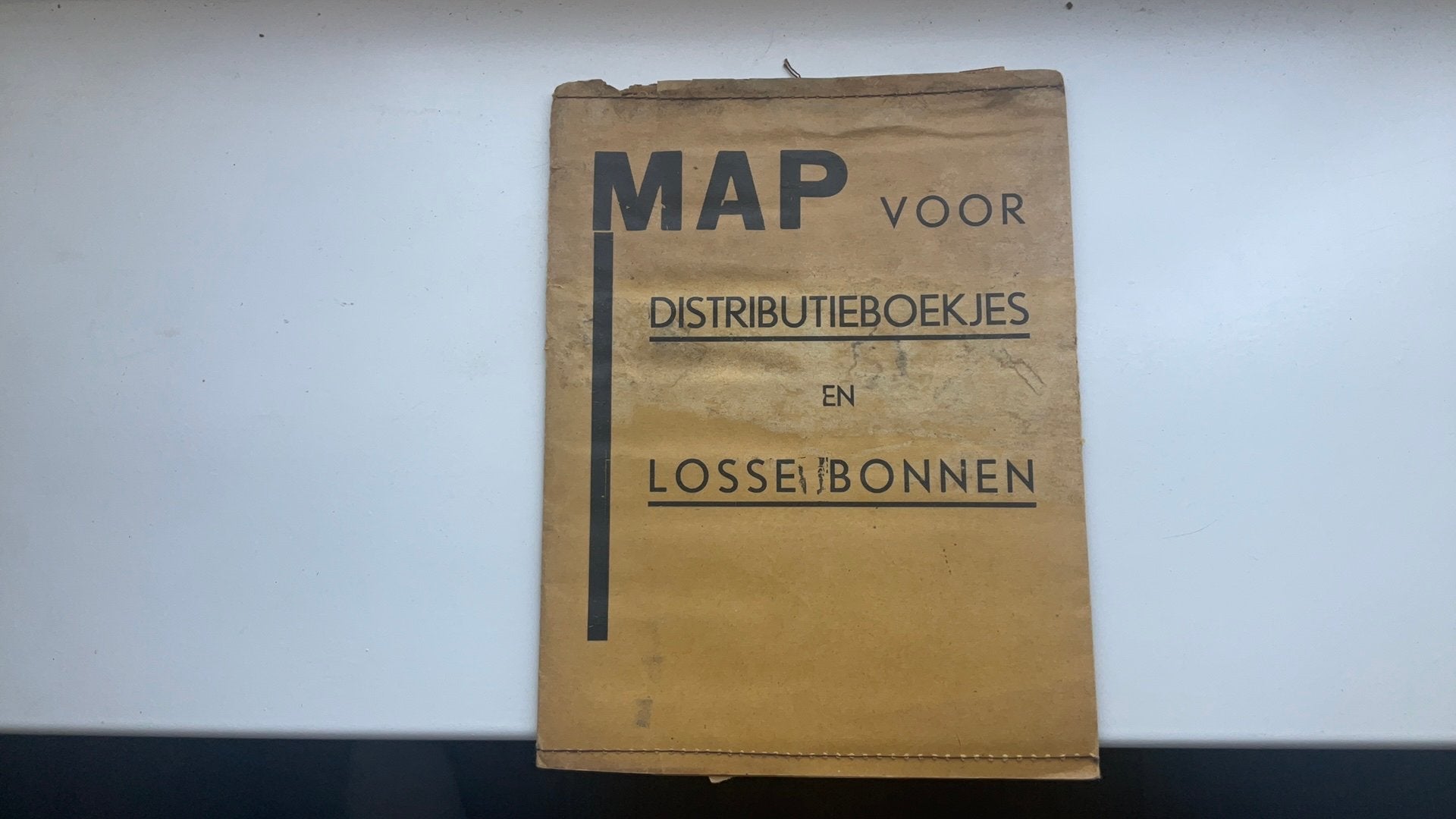 Distributieboekje, Ophalen of Verzenden, Nederland