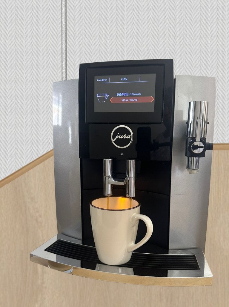 Jura S8 (EA)  – Gereviseerd, 2 maanden garantie!, Witgoed en Apparatuur, 10 kopjes of meer, Koffiemachine, Ophalen of Verzenden