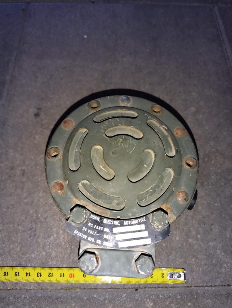 Originele Claxon Sparton, 24 Volt, voor Militair voertuigen, Ophalen of Verzenden, Gebruikt, Overige automerken
