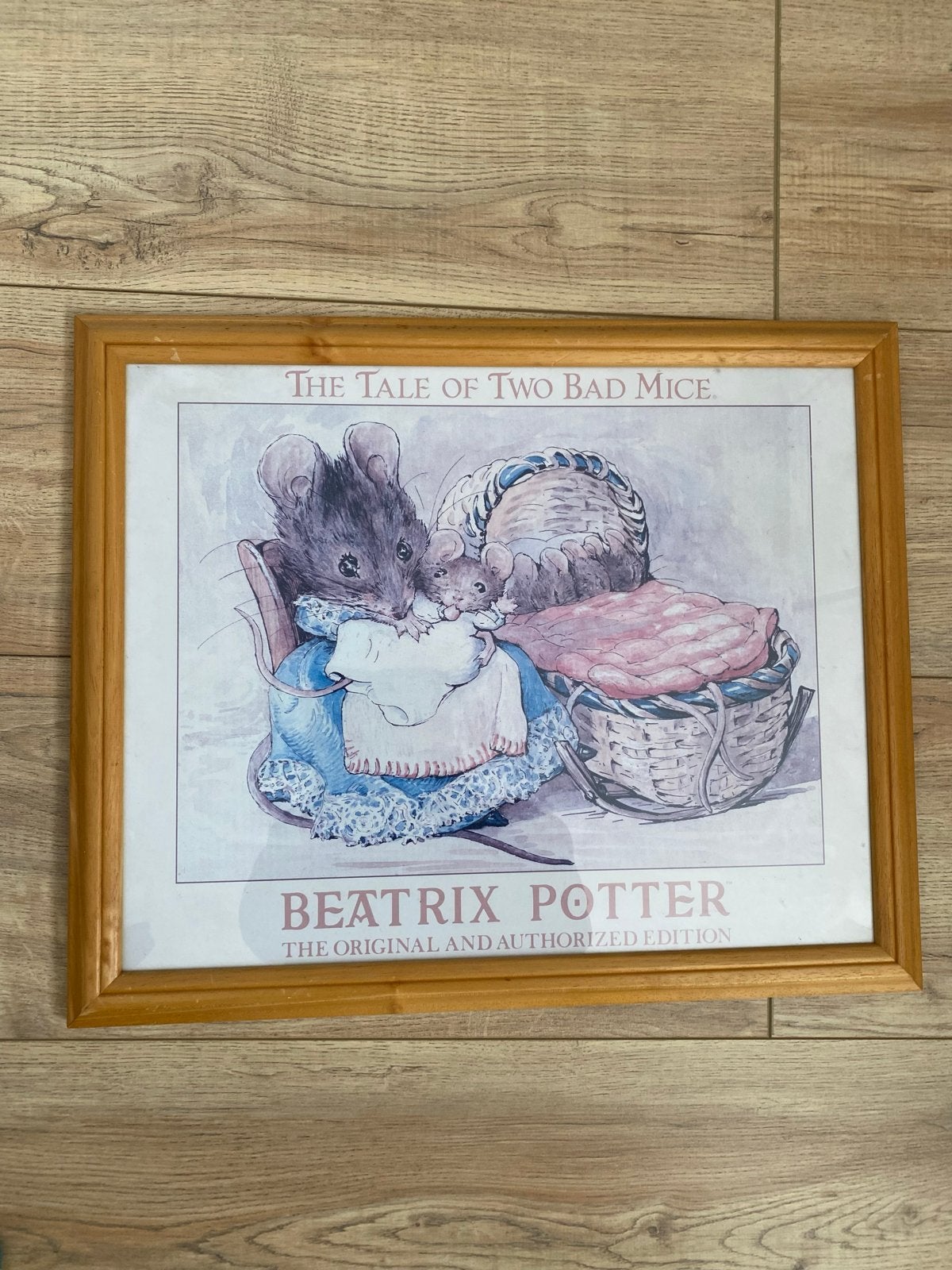 Ingelijste print Beatrix Potter - The Tale of Two Bad Mice, Ophalen of Verzenden, Gebruikt, Overige typen