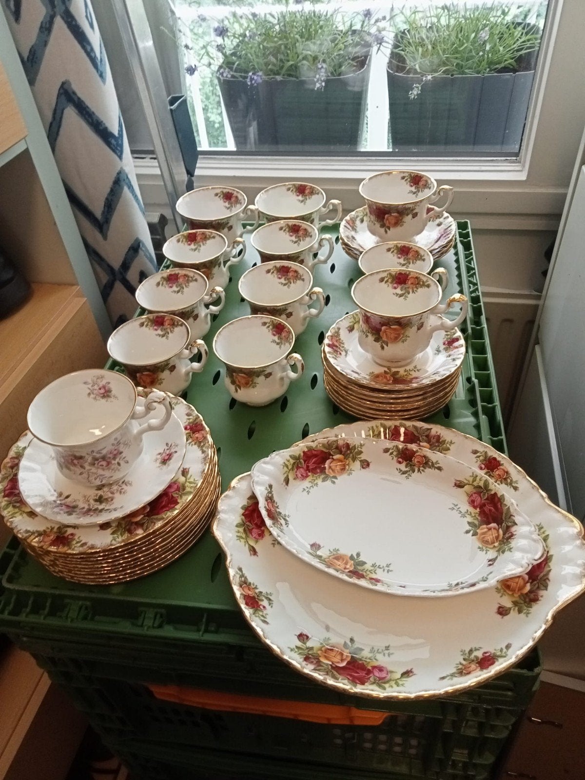 Royal Albert Old Country Roses Servies, Huis en Inrichting, Keuken | Servies, Klassiek, Ophalen of Verzenden, Zo goed als nieuw