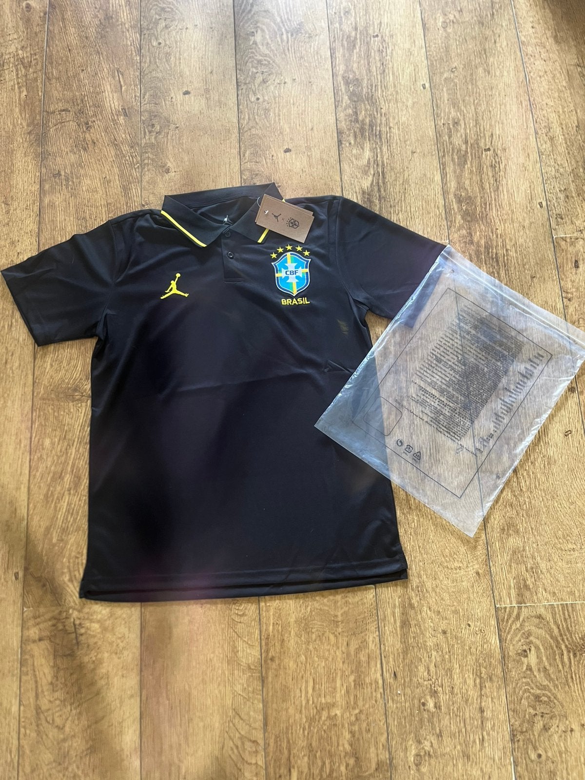 Brazilië voetbalshirt, Ophalen of Verzenden, Nieuw, Maat 48/50 (M), Zwart