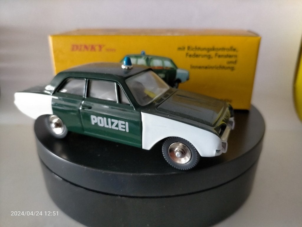 dinky toys ford taunus polizei, Verzenden, Gebruikt, Auto, Overige merken