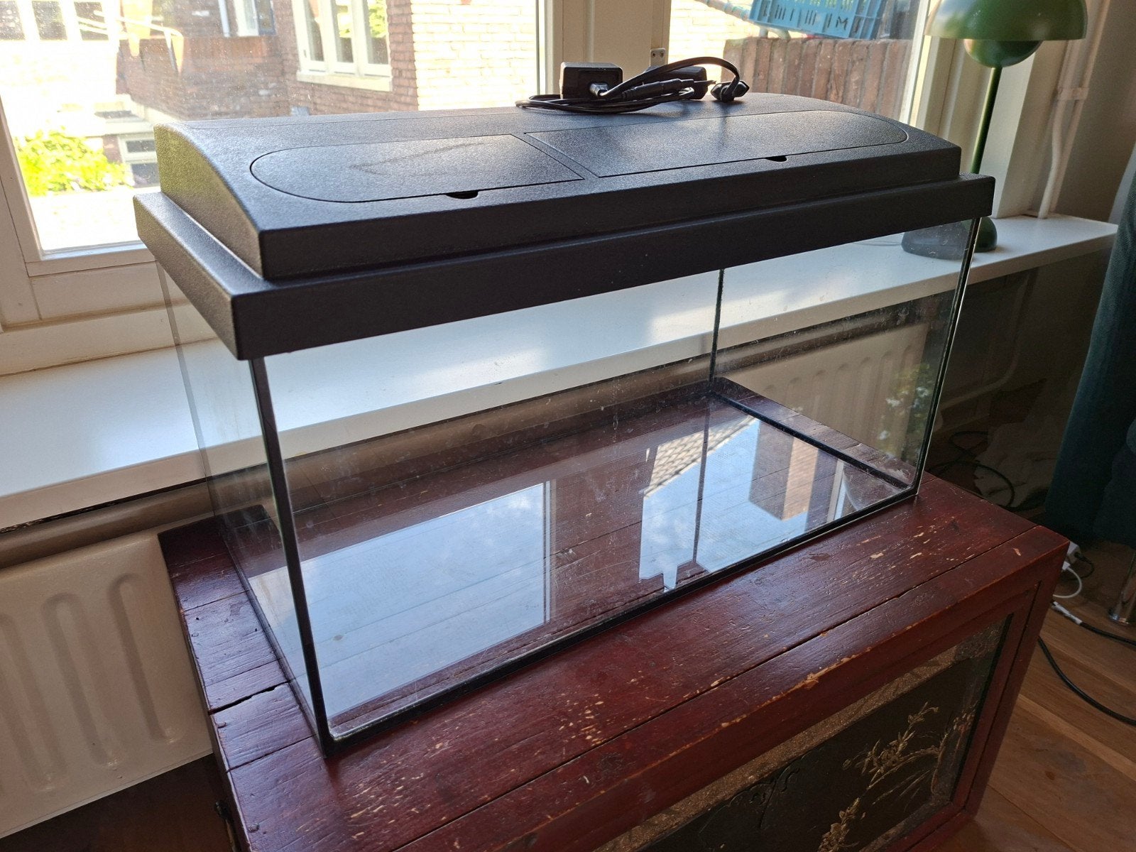 Aquarium 55 liter, Ophalen, Zo goed als nieuw, Leeg aquarium