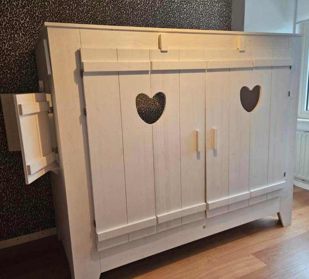 Bedstee van Lief!, Kinderen en Baby's, Kinderkamer | Bedden, Ophalen, 85 tot 100 cm, Gebruikt, Lattenbodem