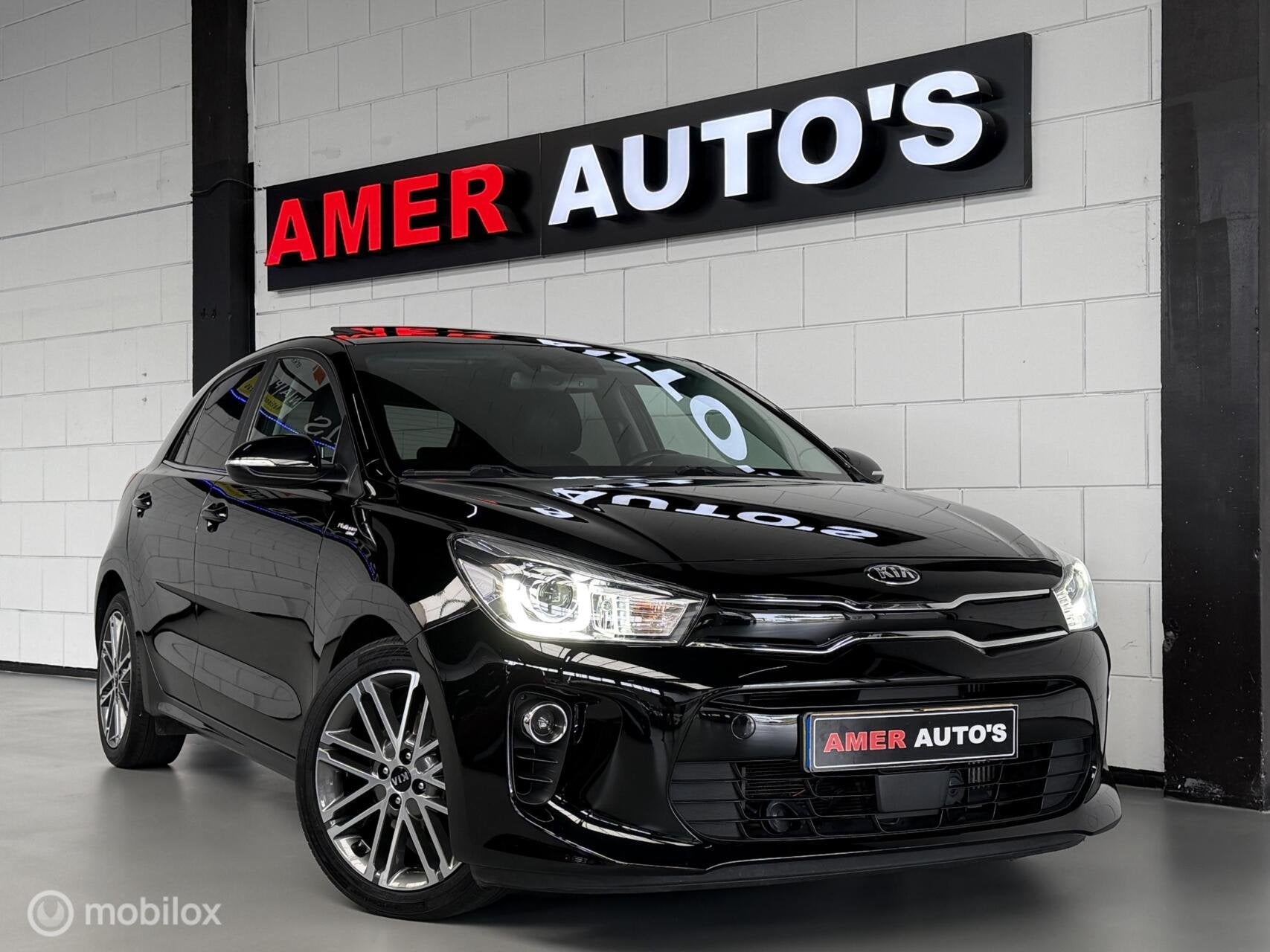 Kia Rio 1.0 TGDI Automaat/Vol opties/Camera/Dakraam/Leder/!, Dealer onderhouden, 450 kg, Gebruikt, 1095 kg
