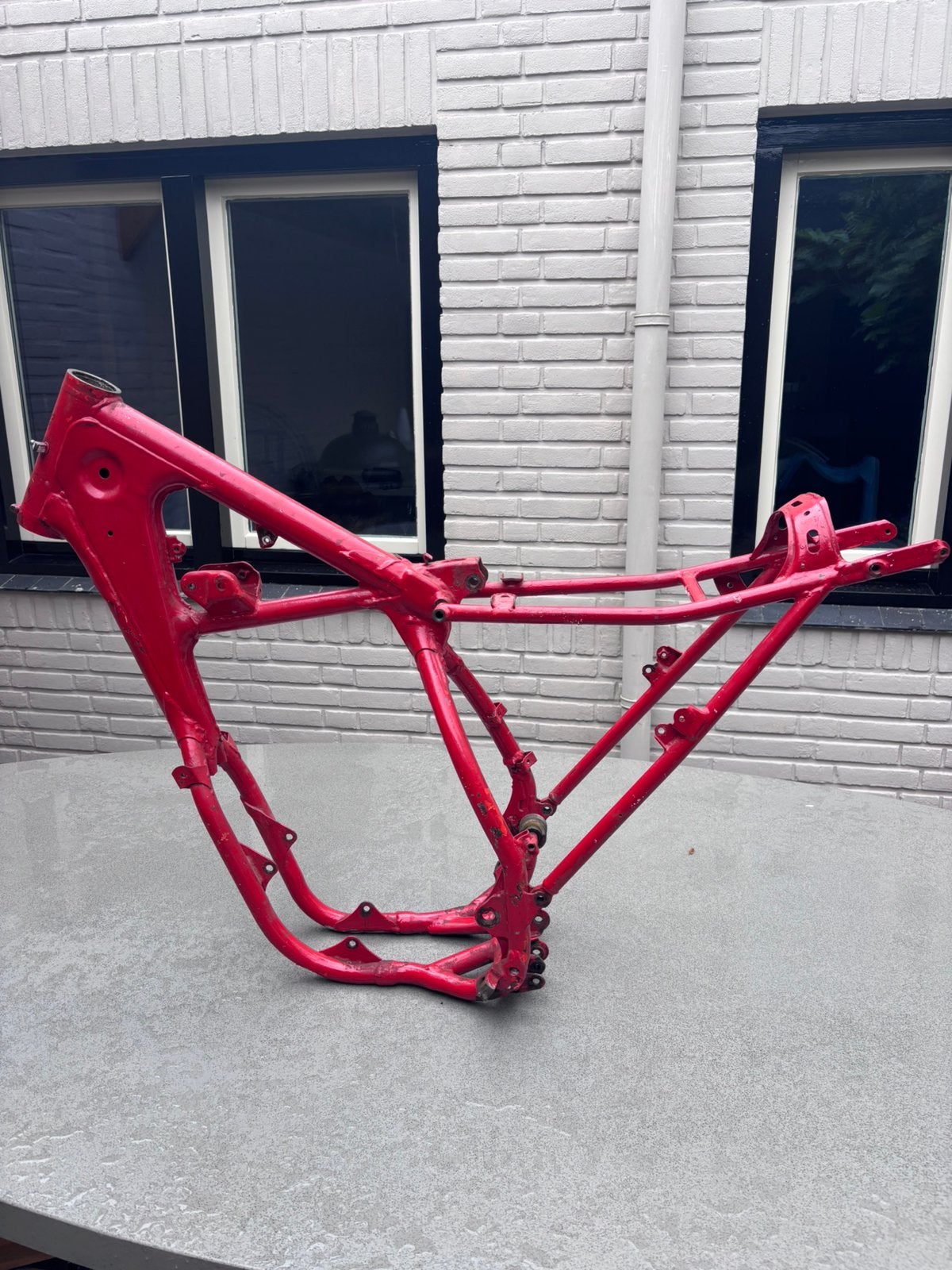 Honda cr125 1984 frame+subframe, Ophalen of Verzenden, Gebruikt