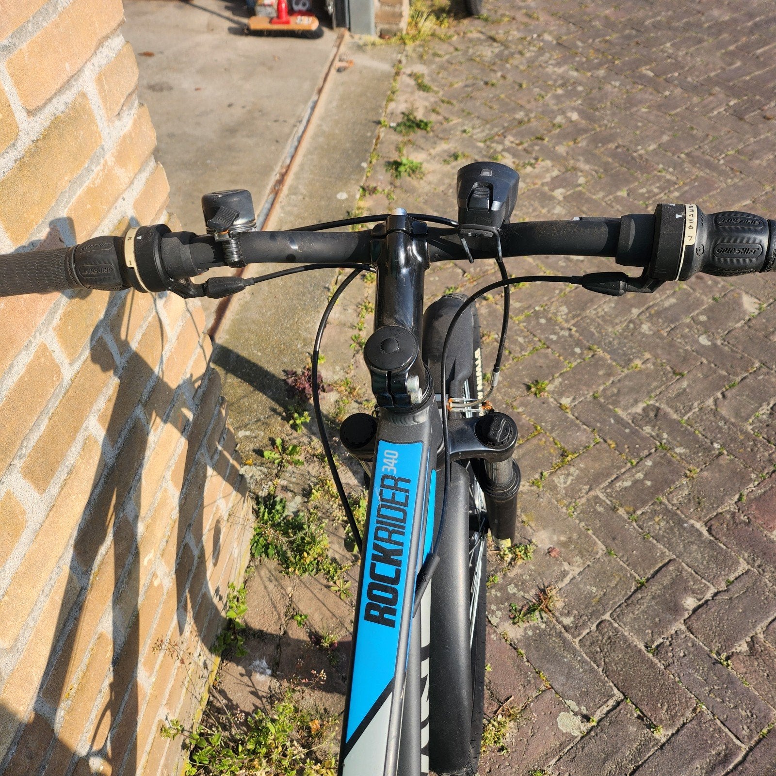B'Twin Rockrider 520 Mountainbike - Zo goed als nieuw, Vering, Meer dan 20 versnellingen, Schijfrem, 53 tot 57 cm