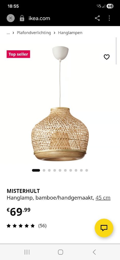 Ikea lamp in nette staat, Ophalen