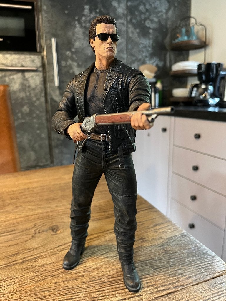 Fraai Terminator 2 T-800 figuur - 12 inch/31cm - NECA 2009, Verzenden, Zo goed als nieuw, Film, Actiefiguur of Pop