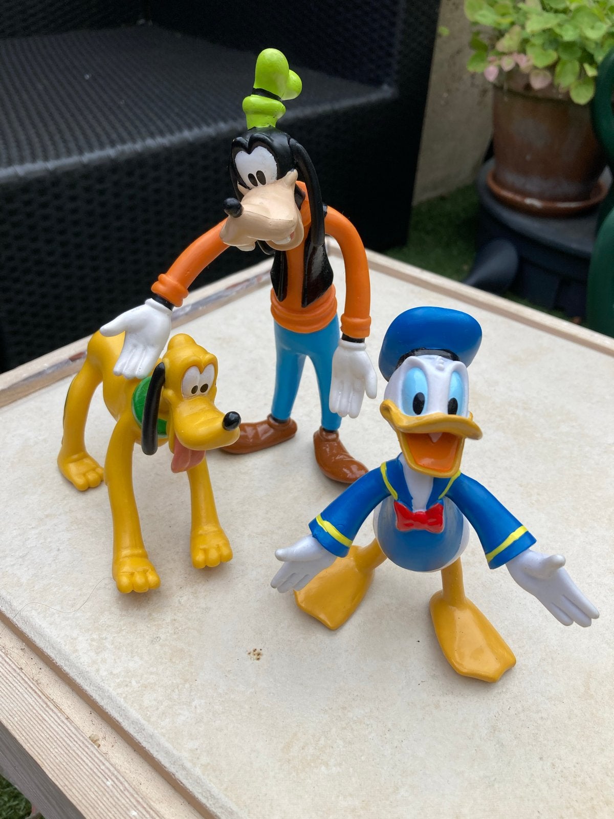 Donald Duck, Pluto en Goofy Figuren - Disney Collectie, Ophalen of Verzenden, Gebruikt