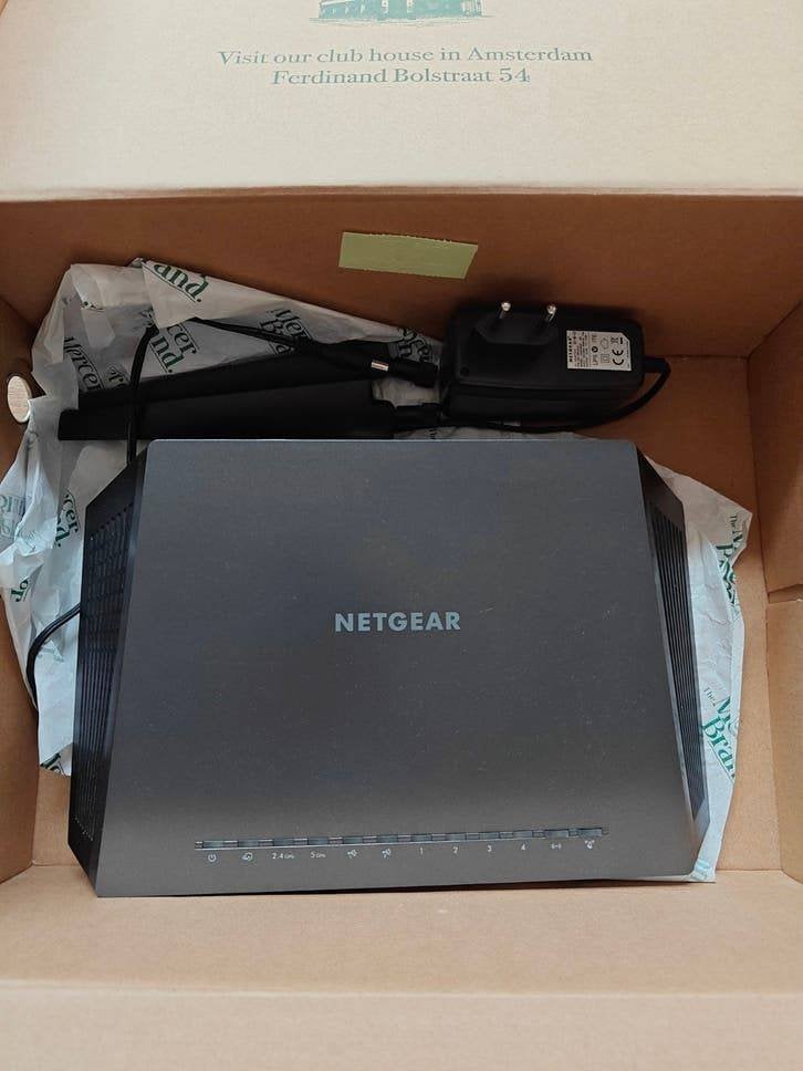 NETGEAR Nighthawk R7000 AC1900 Smart WiFi Router, Ophalen of Verzenden, Gebruikt, Router, NETGEAR