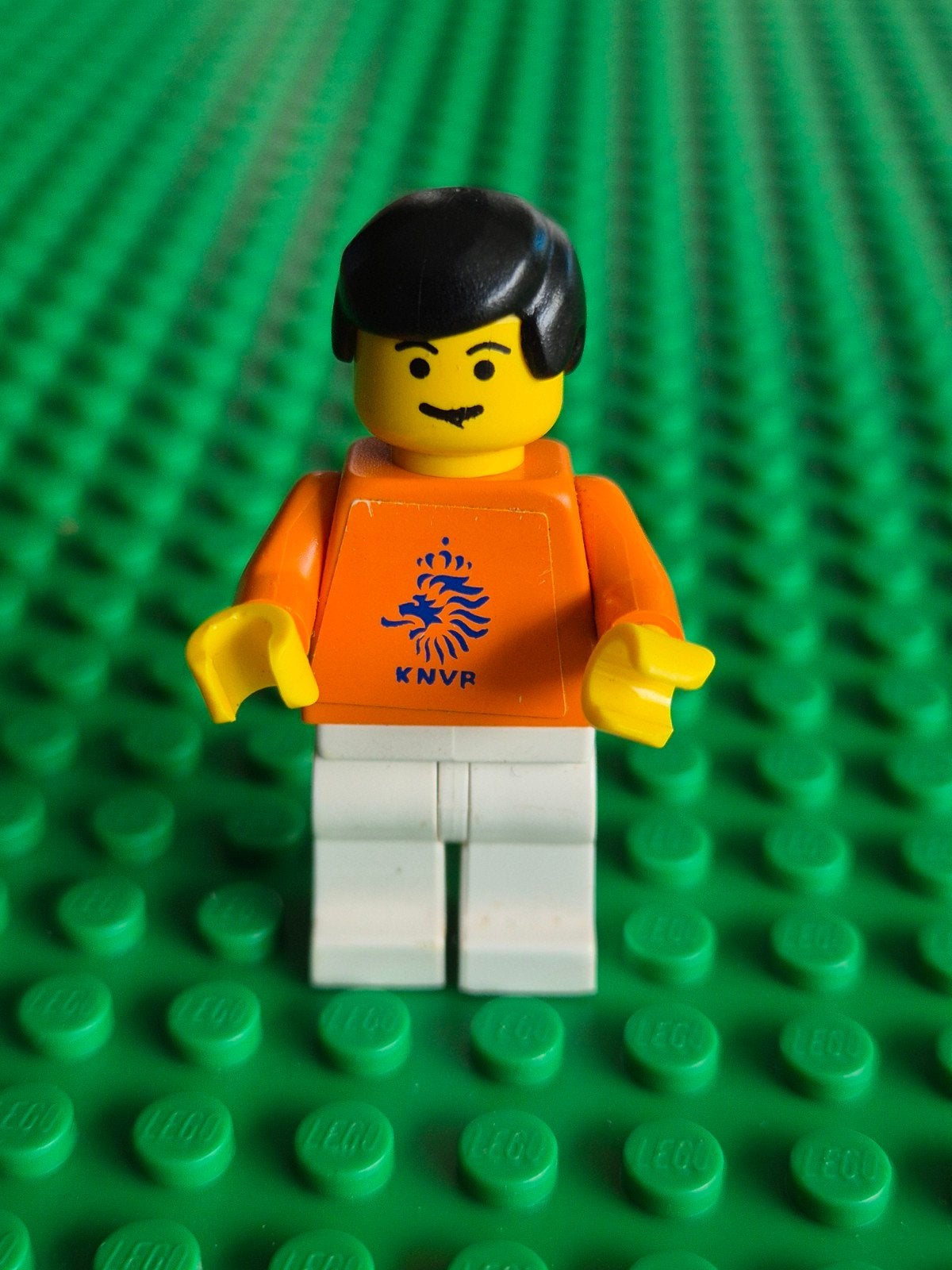 Lego Minifiguur Oranje Leeuw KNVB Voetbal Rugnummer 3, Inclusief minifiguren, Gebruikt, Overige thema's, Lego