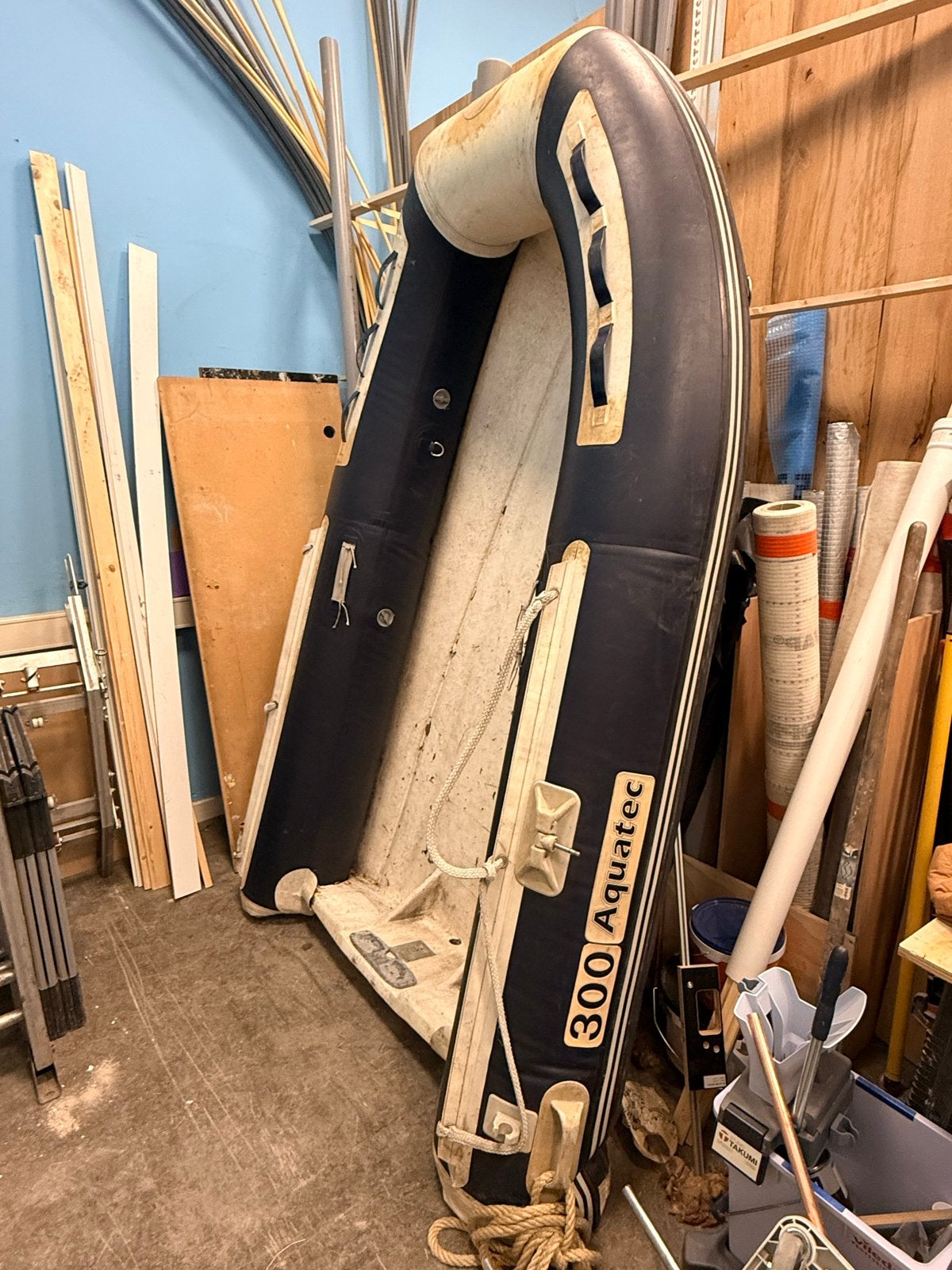 Aquatec 300 Rubberboot met Yamaha 2-takt motor, Ophalen of Verzenden, Gebruikt