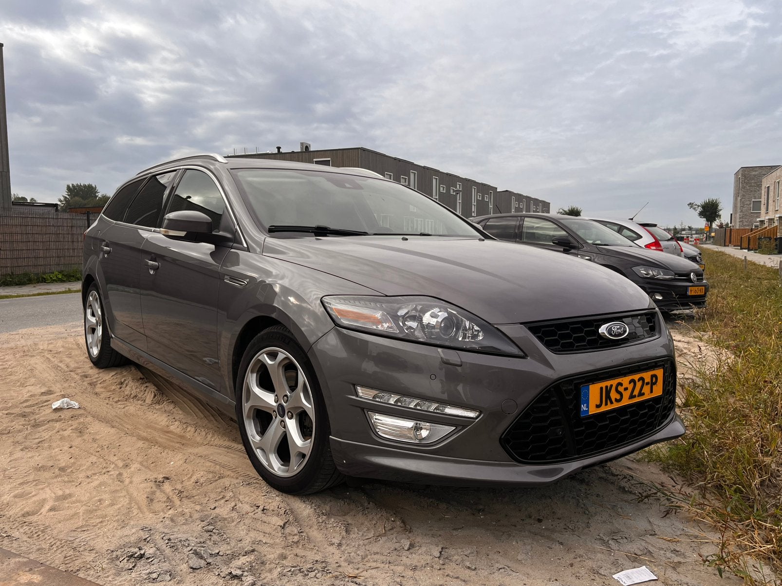 Ford Mondeo 2.0 16V Ecoboost 240pk Powershift 2014 Grijs, Lichtsensor, 4 cilinders, Mondeo, Stationwagon