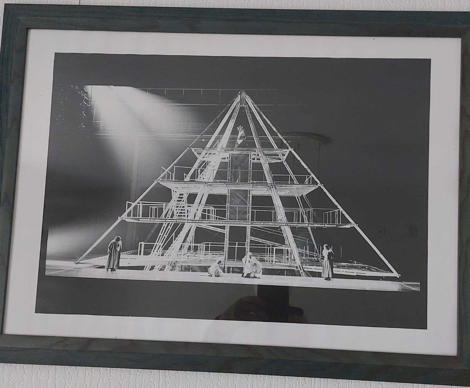 theater foto poster W.Wierz piramide decor Opera die Frau .., Antiek en Kunst, Ophalen of Verzenden
