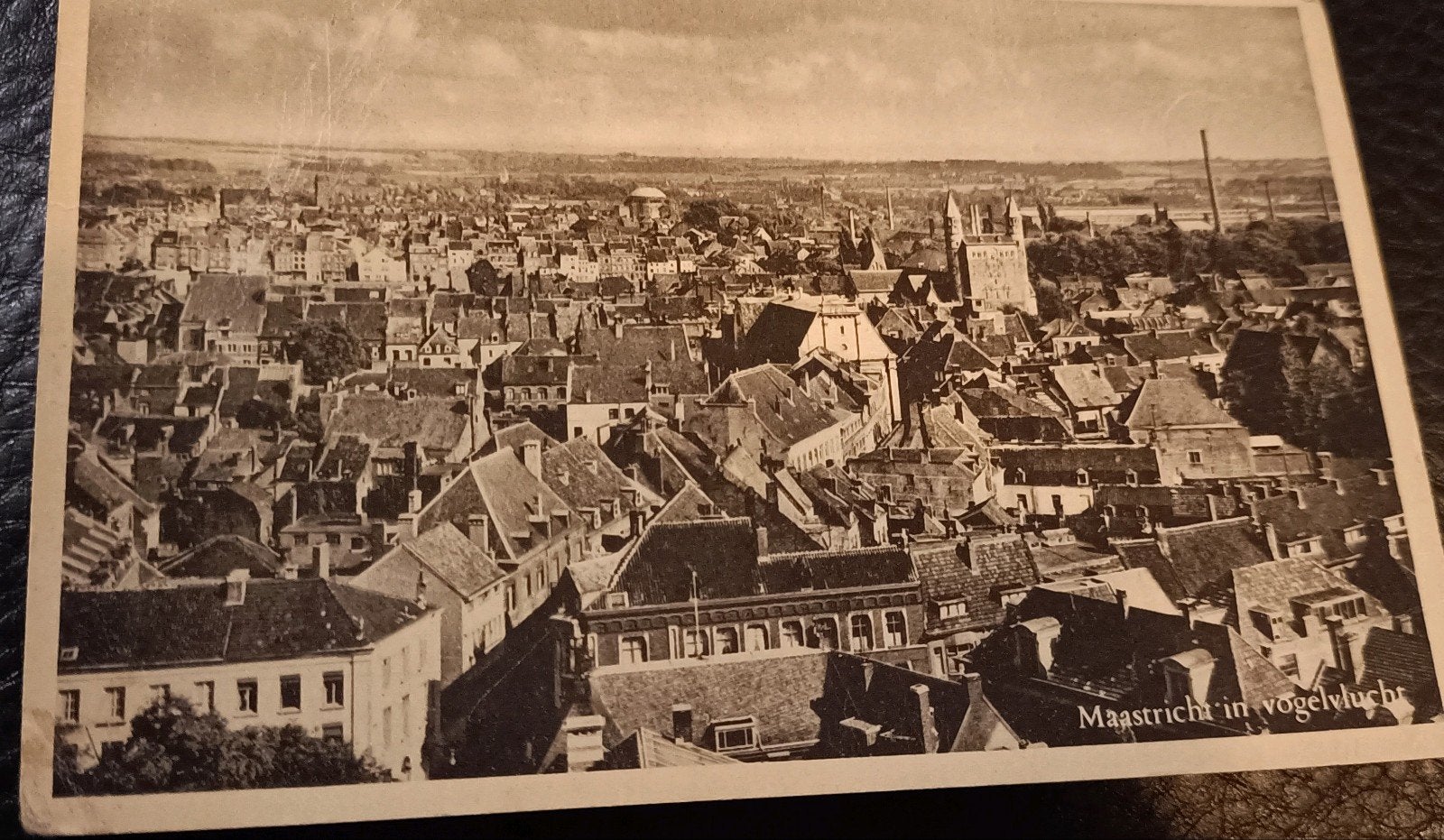 Maastricht. in vogelvlucht, Verzenden, 1960 tot 1980, Gelopen, Limburg