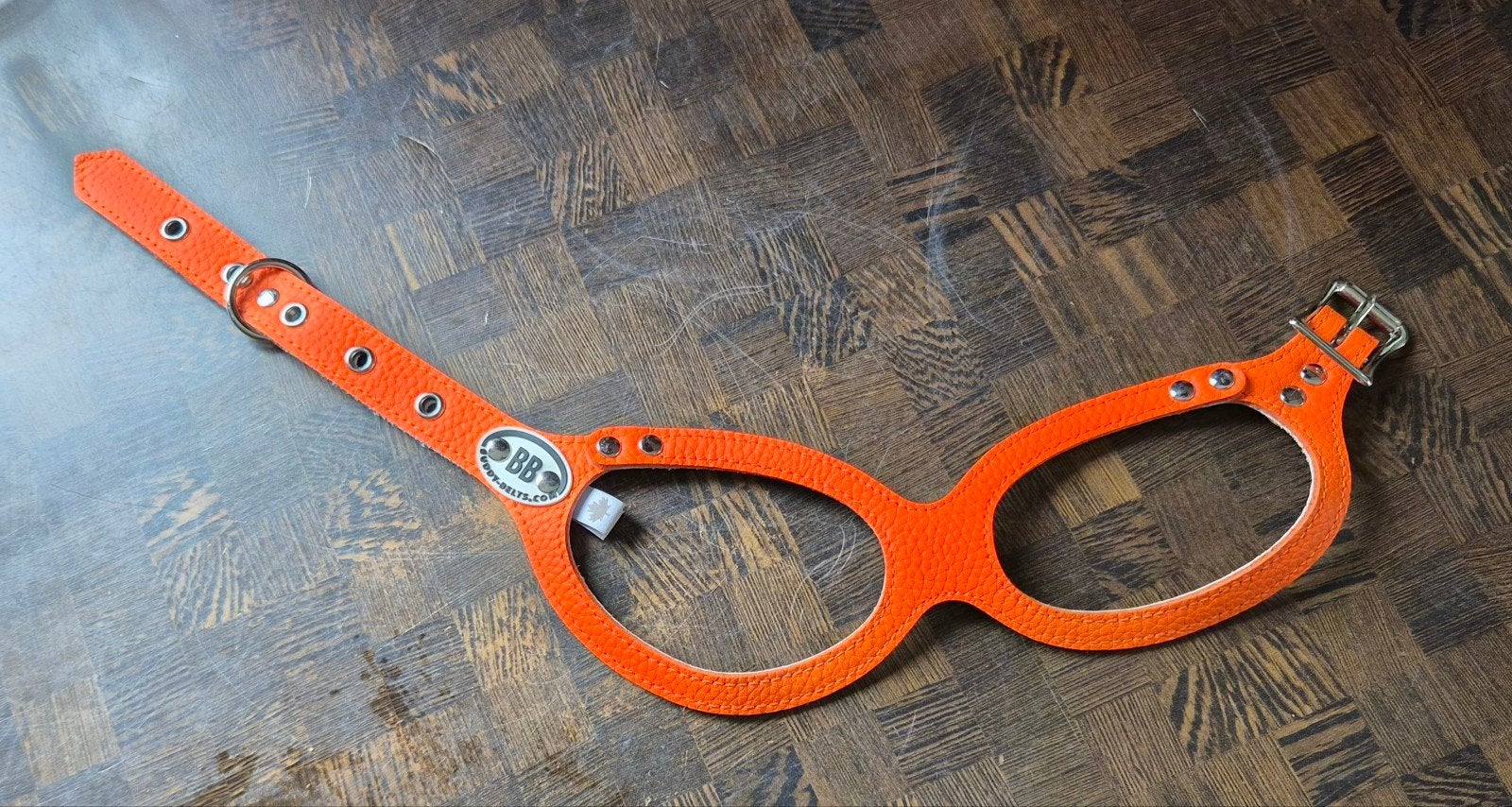 Buddy belt oranje maat 3,5, Dieren en Toebehoren, Ophalen of Verzenden, Verlicht, Zo goed als nieuw