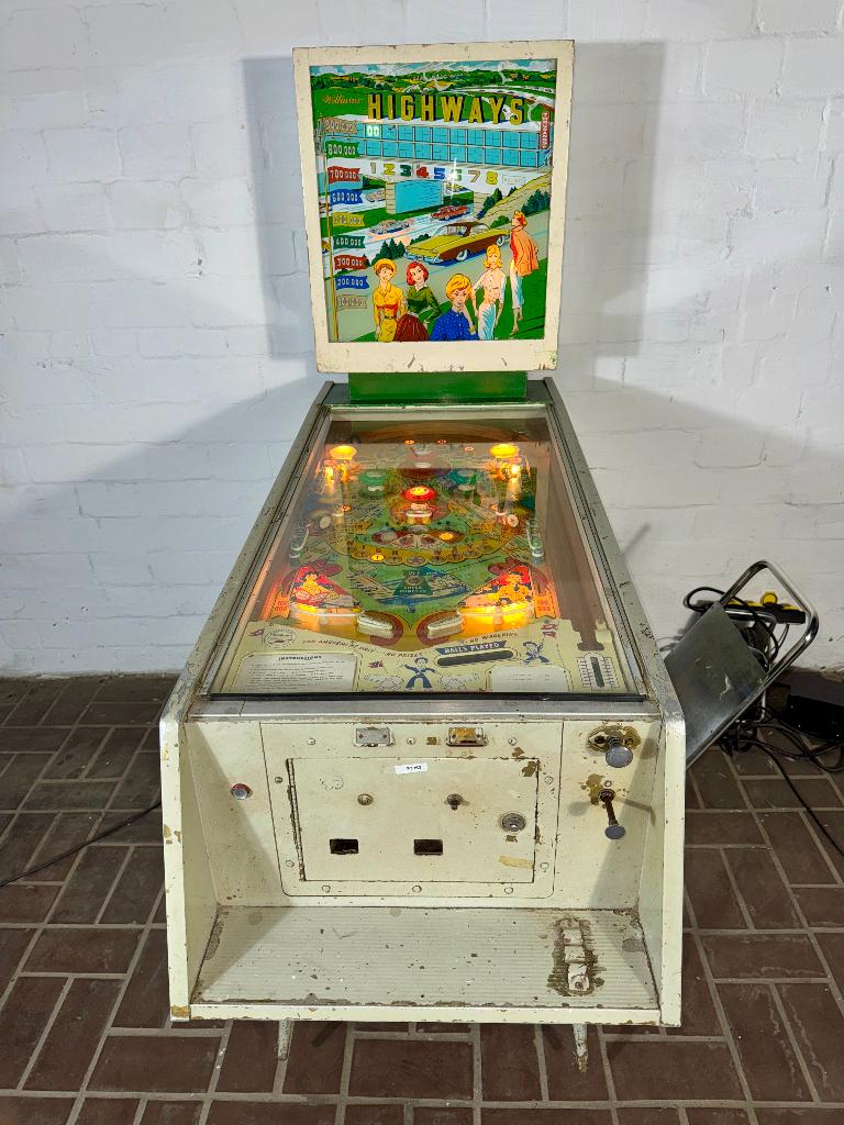 Pinball Flipperkast Highways Production 600, Ophalen of Verzenden, Gebruikt, Elektronisch, Onderdeel of Defecte kast