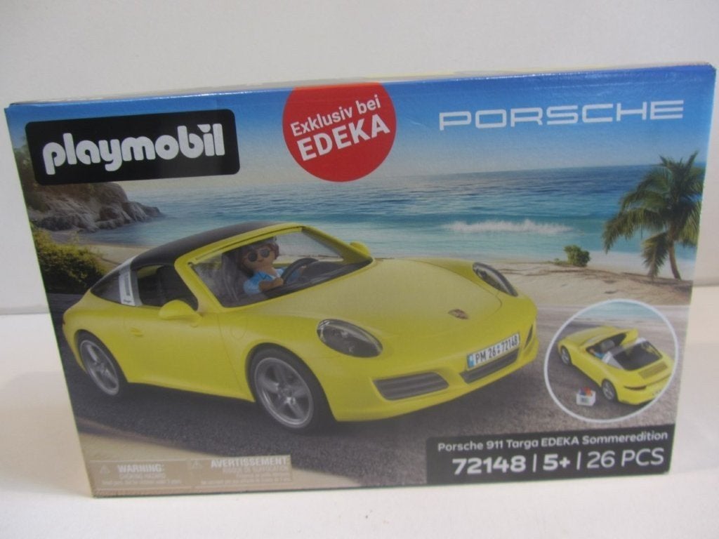 Playmobil Porsche 911 Targa 72148 Edeka Zomereditie, Ophalen of Verzenden, Nieuw, Complete set