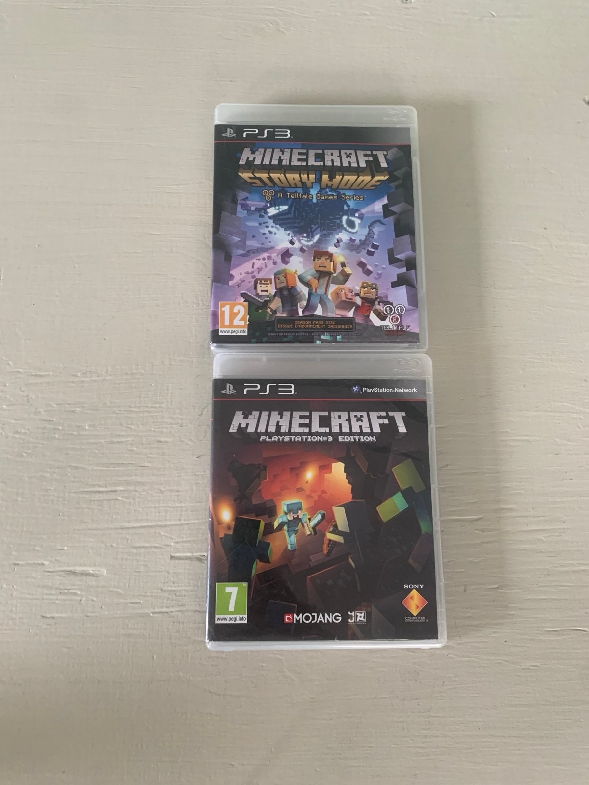 Minecraft PS3 games: Story Mode & PlayStation 3 Edition, Avontuur en Actie, Online, Gebruikt, 1 speler