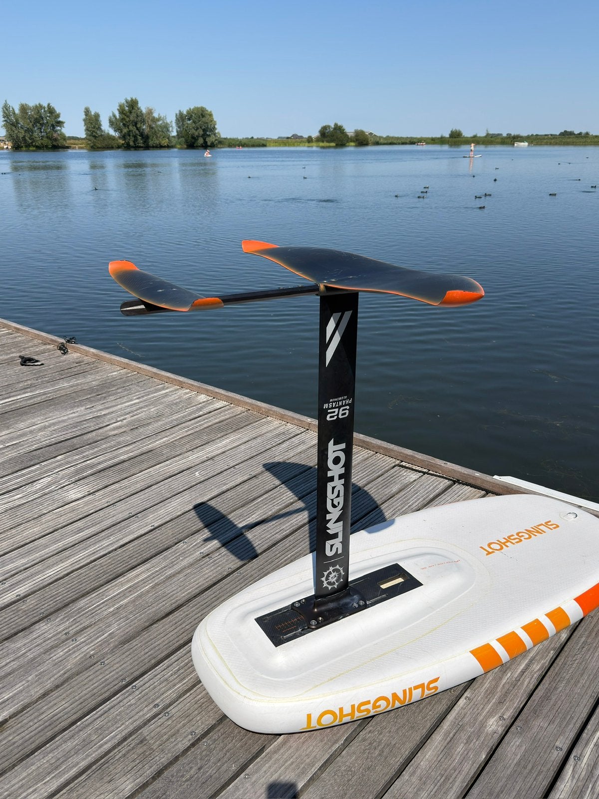 Slingshot wingfoil Infinity 84cm (70 & 90cm mast) starterset, Ophalen, Gebruikt, Wingsurf-hydrofoil