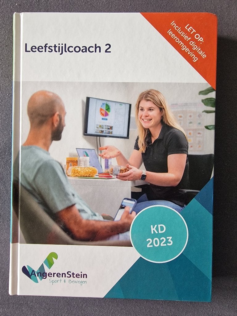 leerboeken leefstijlcoach  Curio, Overige vakken, Ophalen of Verzenden, Zo goed als nieuw, Angerenstein