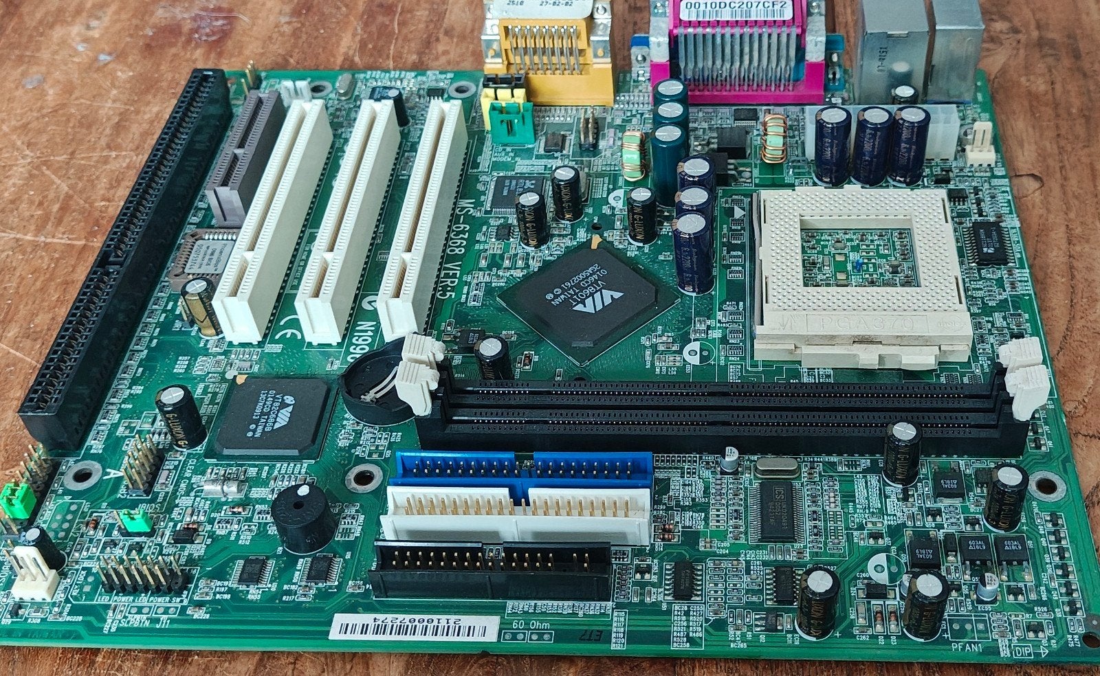 MSI MS-6368 Ver 5.0 vintage Moederbord - Socket 370, Ophalen of Verzenden