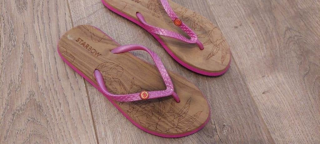 Starbow slippers parelmoer roze, maat 36/37  ** NIEUW!!!! **, Slippers, Nieuw, Ophalen of Verzenden, Starbow