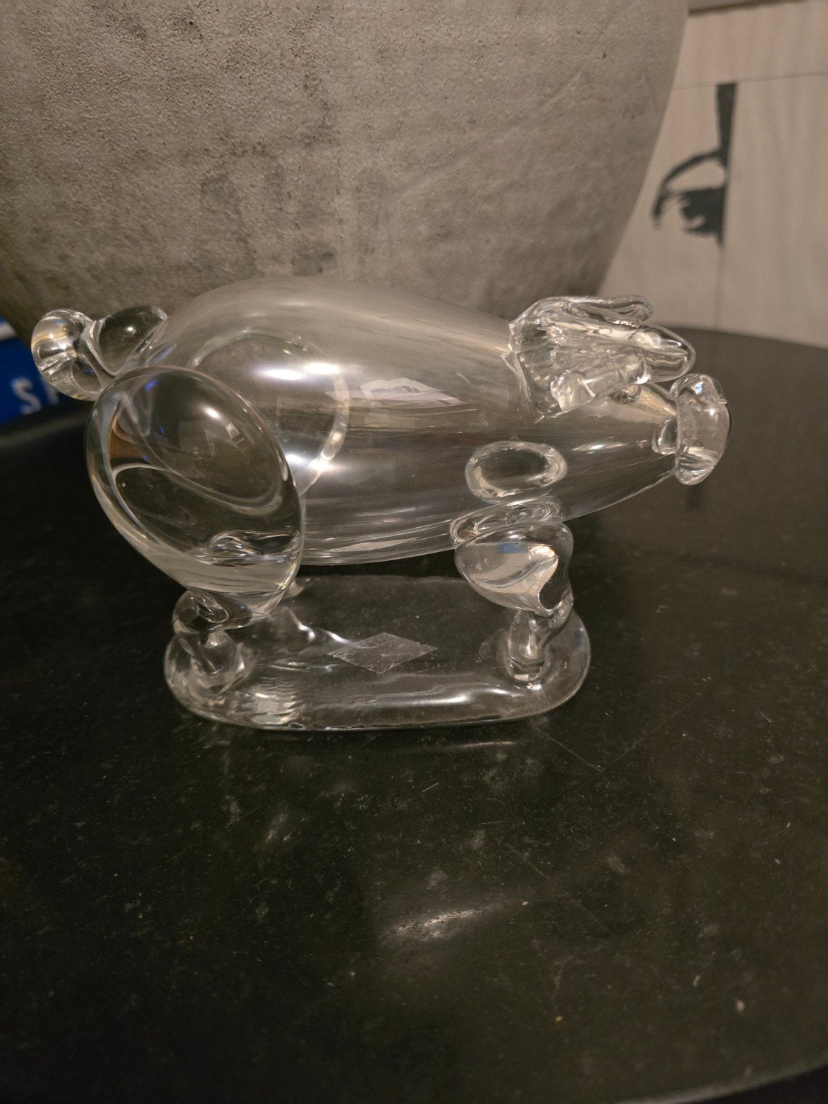 varken van glas, Ophalen