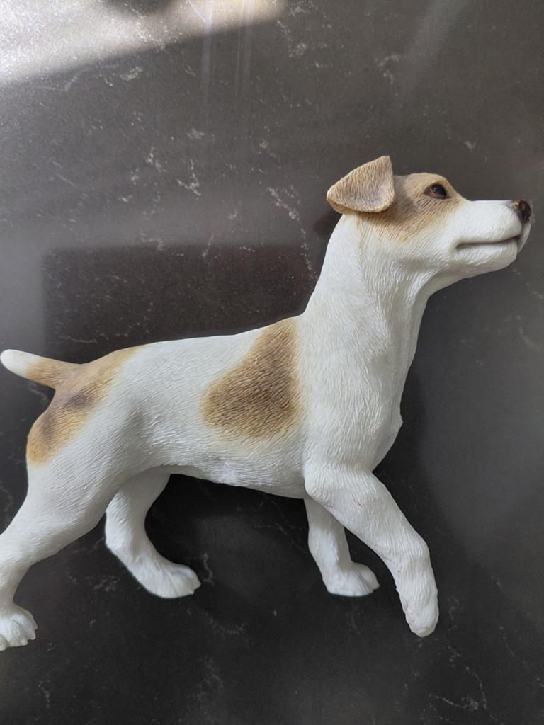 Jack Russel beeldje, Ophalen, Zo goed als nieuw, Beeldje of Figuurtje
