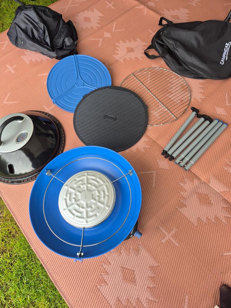 Te koop bijna nieuwe Skottelbraai van merk.Campinggaz, Ophalen of Verzenden, Zo goed als nieuw