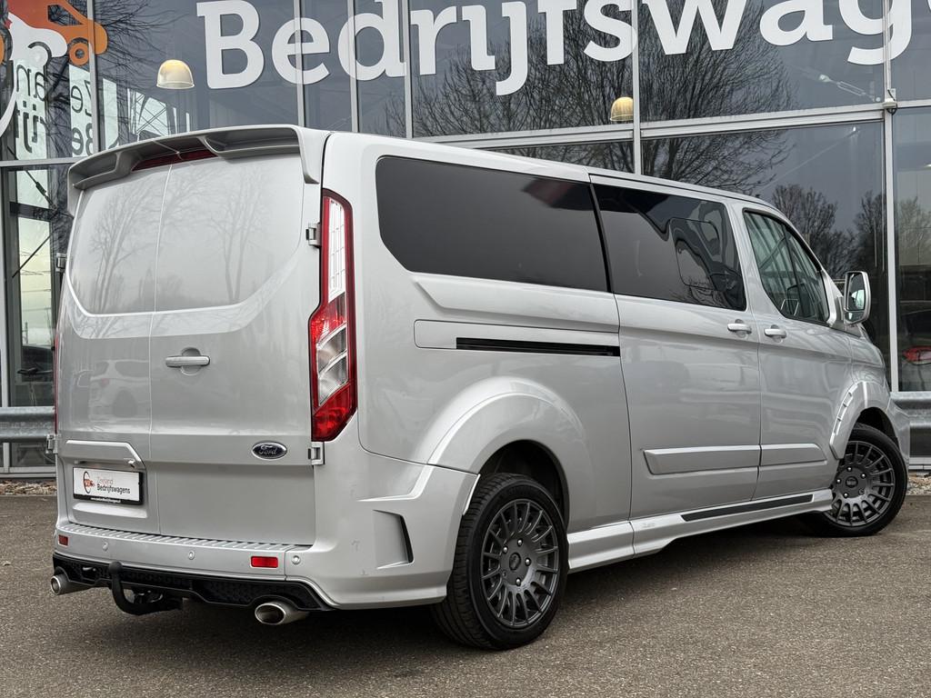 Ford Transit Custom 300 2.0 TDCI L2H1 MS-RT | Vol opties | 1, Auto's, Gebruikt, Zwart, 4 cilinders, 1912 kg