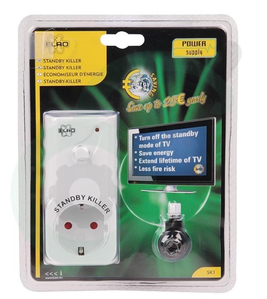 Elro standby-killer sk1 230v, Ophalen, Detector, Sensor of Melder, Nieuw, Afstandsbediening