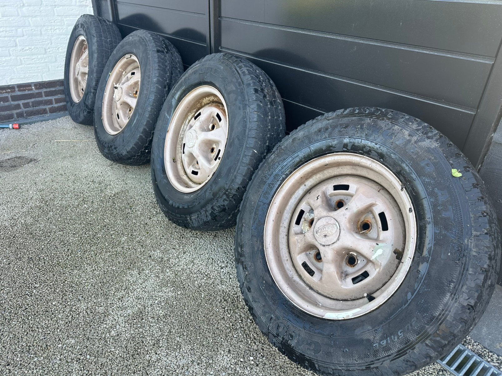 Land rover defender velgen, Ophalen, Gebruikt