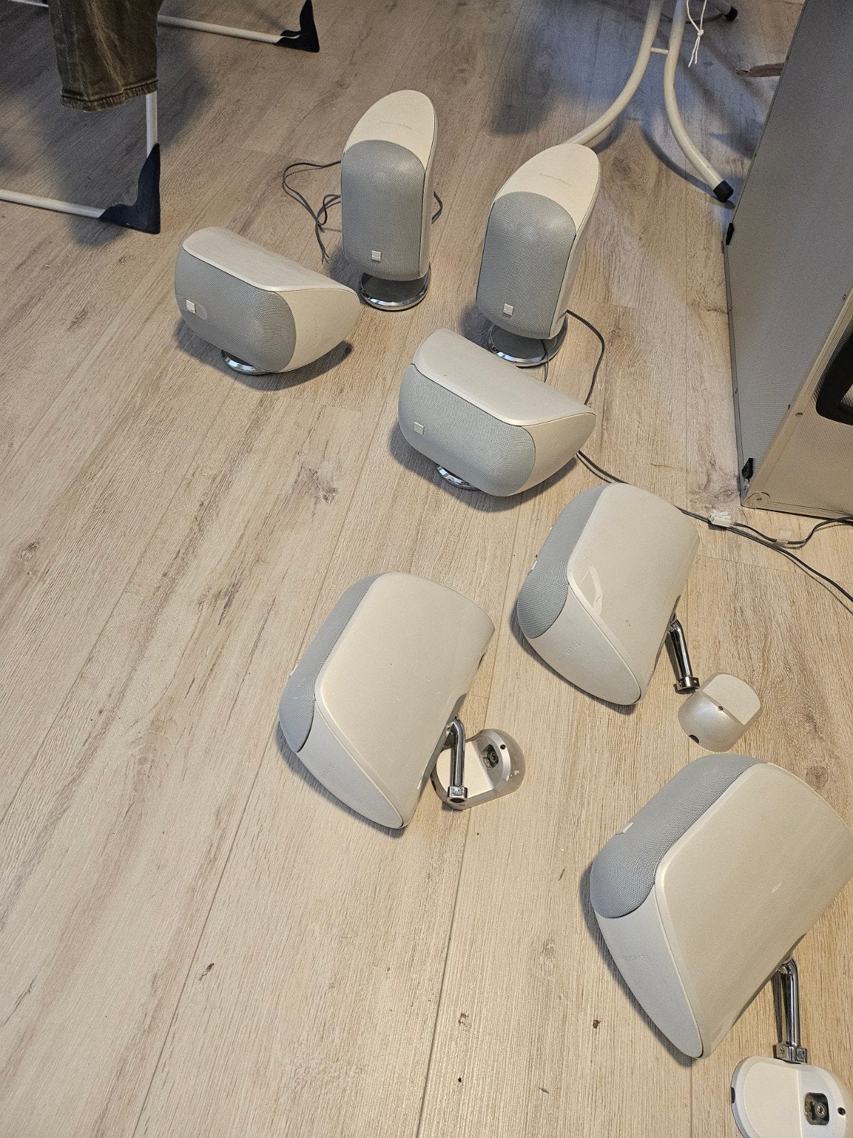 B&W M1  Speakers 7 stuks mk1 Bowers Wilkens, Audio, Tv en Foto, Luidsprekers, Ophalen, Gebruikt, Speakerset, Bowers & Wilkins (B&W)